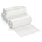 Proheal 12-16 Gal Clear Trash Bags - Medium - Large -  6 Microns 2 Coreless Rolls, 100PK 016-LN125-100PK - alternate 2